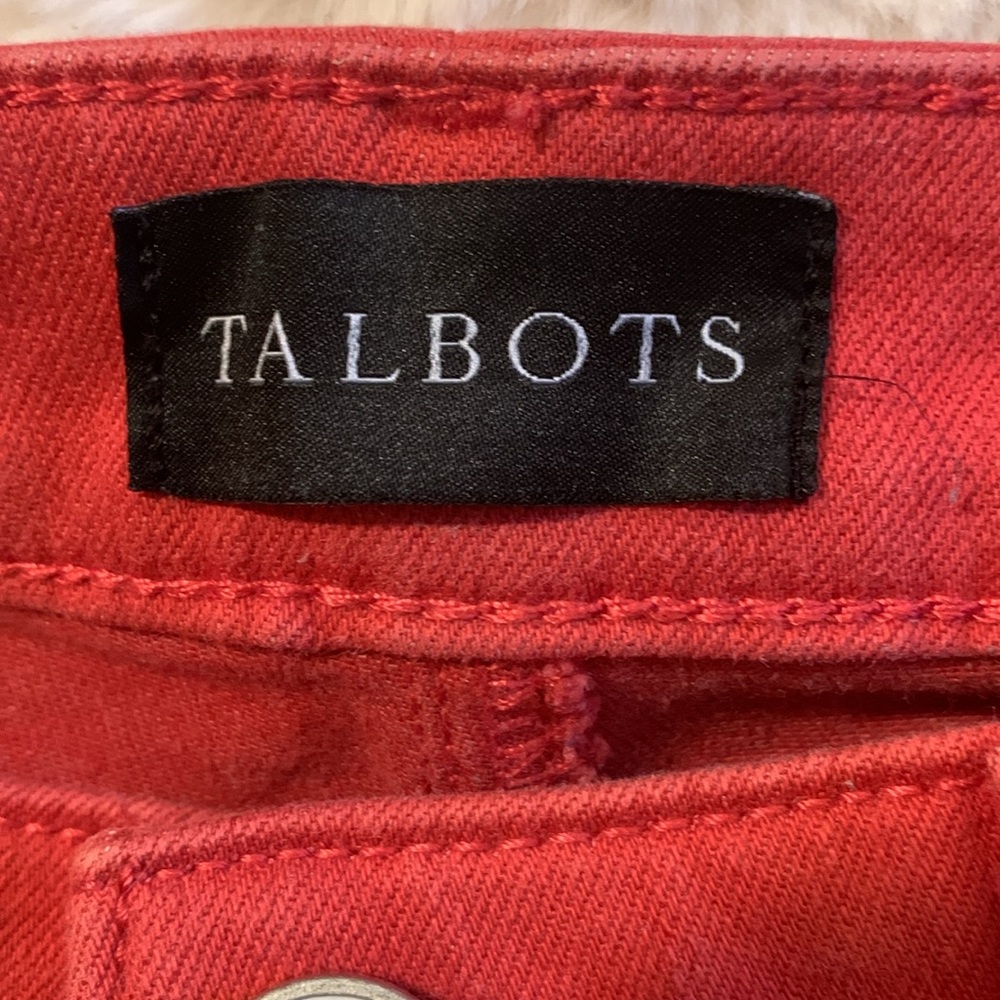 ๐๐งก Classic Talbots denim Jegging, dark salmon 4 - Picture 5 of 6